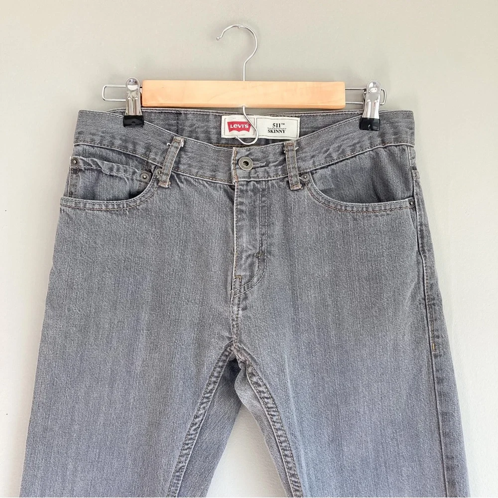 Levi’s Gray 511 Skinny Jeans